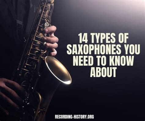 14 Types Of Saxophones And Their Uses With Pictures