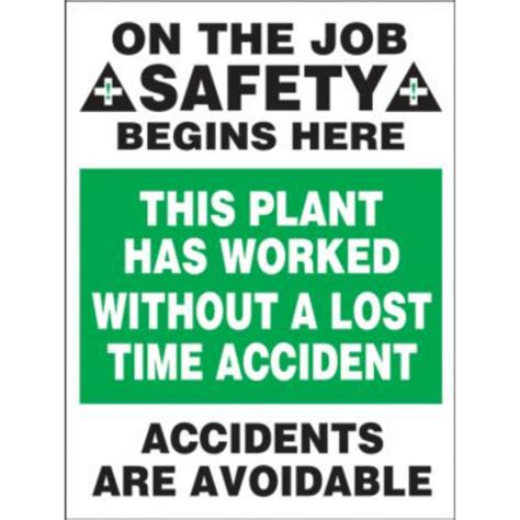 Order SP124886JL By Accuform Safety Poster On The Job Safety 28