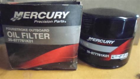 NOS Mercury Four Stroke Outboard Oil Filter 35 877761K01 EBay