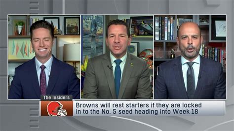 NFL Network Insider Ian Rapoport Cleveland Browns Will Rest Starters