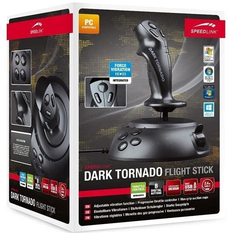 Speedlink Joystick Dark Tornado Sl 6632 Bk Joysticks Nordic Digital