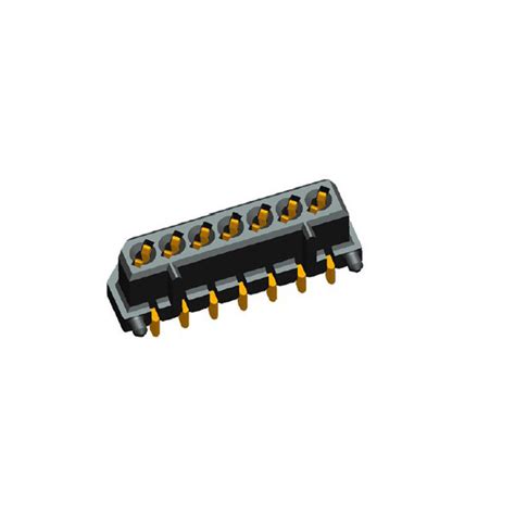 Right Angle Smt Board To Board Connector 1 25mm Female Single Row