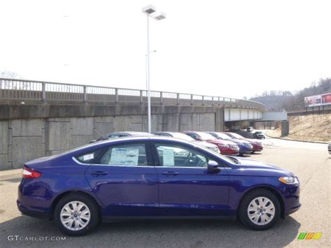 2014 Deep Impact Blue Ford Fusion S 91449092 Photo 10 GTCarLot