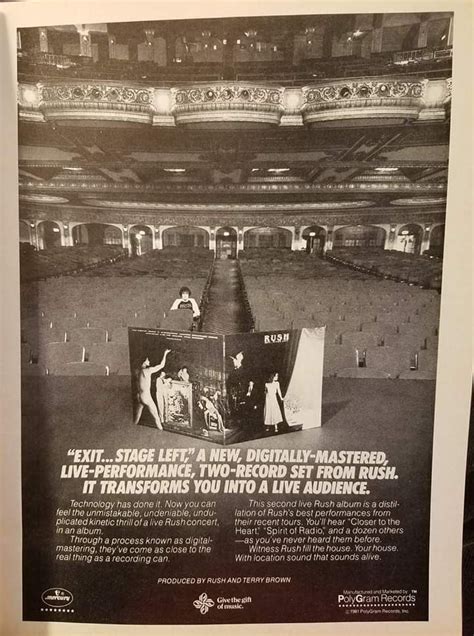Pin By Ricardo Garza On Early Rush 1968 1985 Rush Albums Thrill
