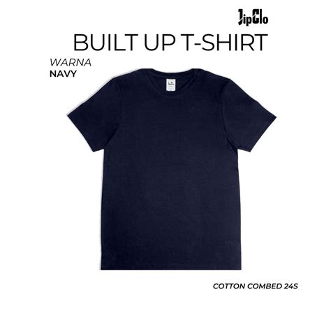 Jual Jipclo Kaos Polos Tanpa Jahitan Samping Kaos Built Up Polos