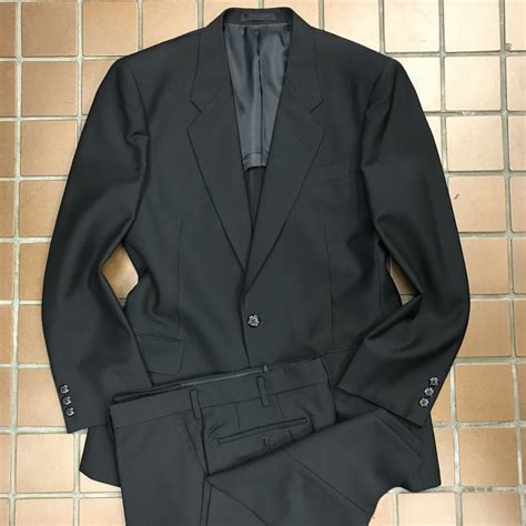 43％割引ブラック系l史上最も激安 タグ付未使用 メンズa6 冠婚葬祭 ダブルフォーマルスーツ 礼服 喪服 セットアップ スーツブラック系l