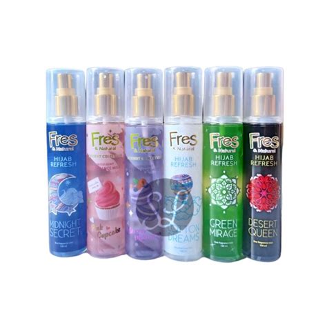 Jual Fres And Natural Hijab Refresh Body Mist Perfume Fragance Fres