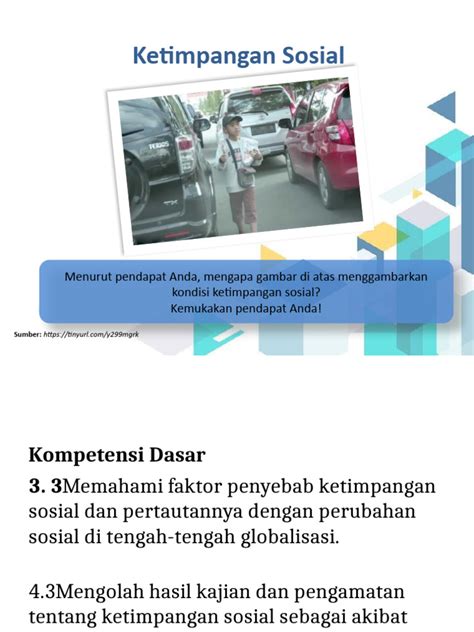 Ketimpangan Sosial Kelas Xii Pdf