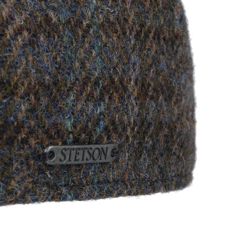 Texas Classic Harris Tweed Flat Cap By Stetson 8295