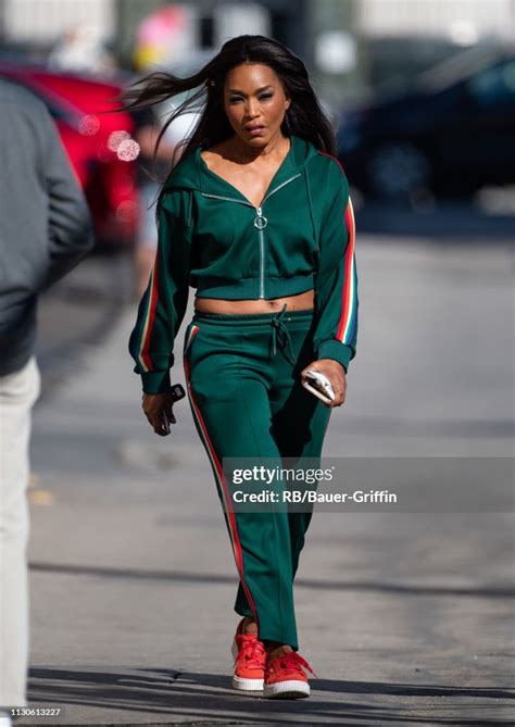 Angela Bassett Is Seen At Jimmy Kimmel Live On March 14 2019 In