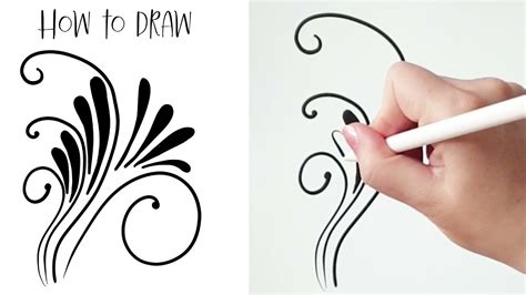 How To Draw Swirls Youtube