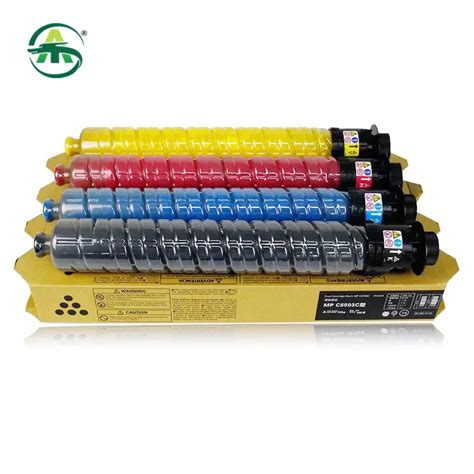 4pc Set Bk540g Cmy400g Mpc6003 Toner Cartridge For Ricoh Mpc4503 6003