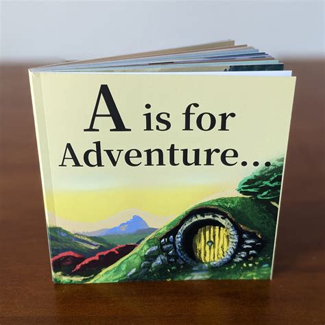 Lord Of The Rings Baby Book Abc Book Inspired By Lord Of The Rings Etsy