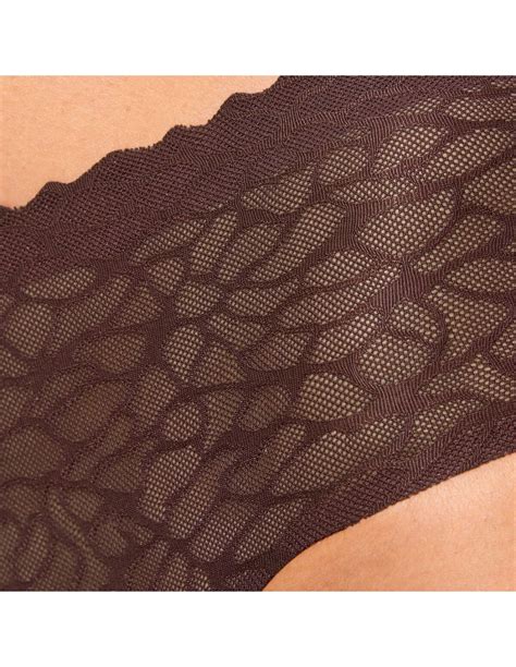 Sloggi Zero Feel Lace 2 0 High Waist Ebony Brown