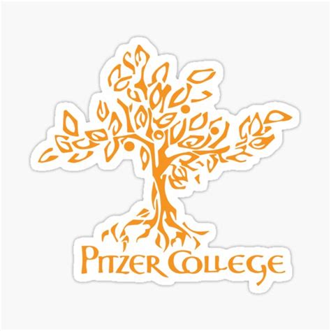 "Pitzer College " Sticker by karibenart | Redbubble