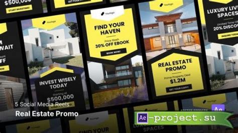 Videohive Social Media Reels Real Estate Promo After Effects