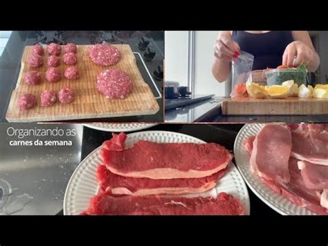 Um Dia De Mercado Organizando As Carnes Da Semana Youtube