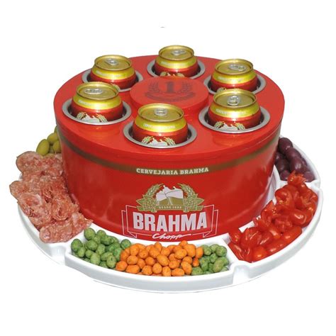 Cooler Termico De Mesa 3G Para 6 Latas E Gelo Petisqueira Brahma