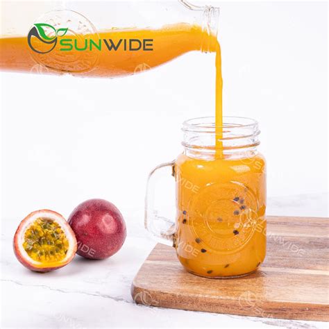 Passion Fruit Flavor Syrup With Pulp 1 1kg X 12 Bottles Sunwide — Sunwide Bubble Tea