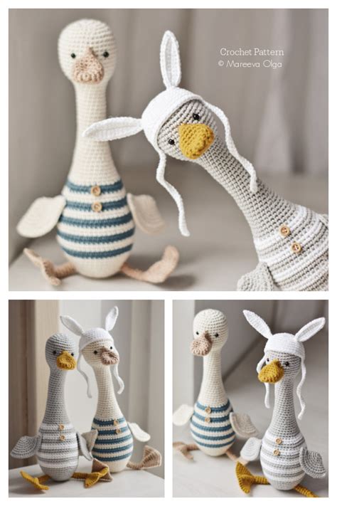 Best 12 Crochet Goose Amigurumi Free Patterns Artofit