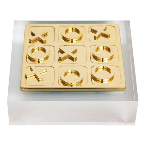 Van Teal Lucite Tic Tac Toe Game Set Vintage At 1stdibs