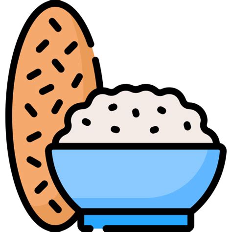 Carbohydrates Free Food Icons