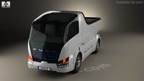 View Of Mitsubishi Fuso Canter Eco D Hybrid Truck D Model