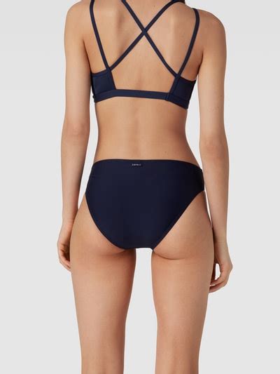 Esprit Bikini Slip Mit Label Detail Marine Online Kaufen