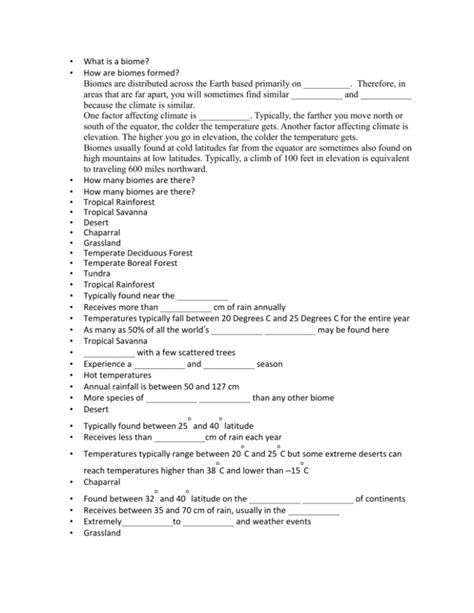 What Is A Biome How Are Biomes Formed Biomes Are Distributed
