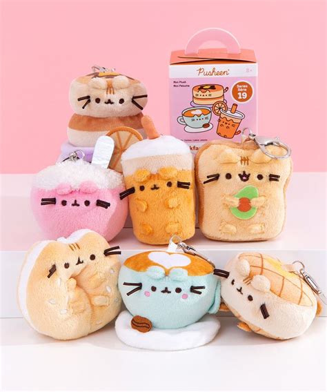 Front View Of Pusheen Breakfast Surprise Plush Assortment Plush