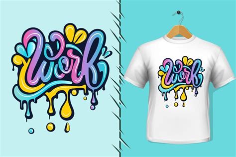 Trabajo Graffiti Letras Tipograf A Arte Ilustraci N Vector Premium