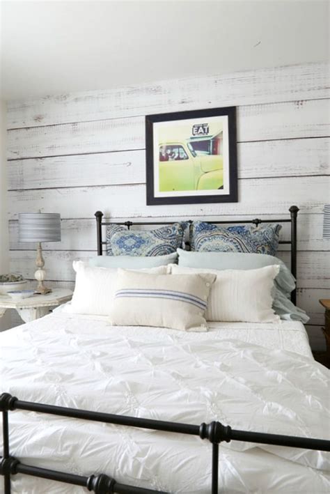 35 Inexpensive Shiplap Wall In Bedroom Home Decoration And