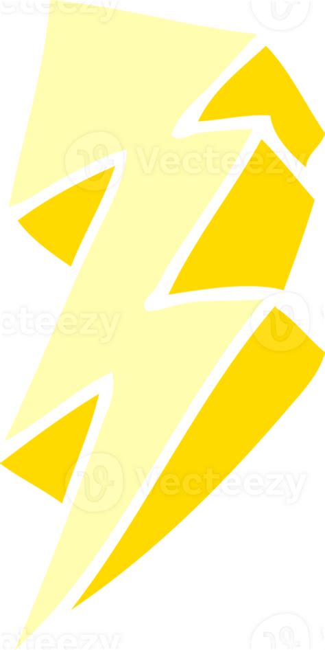 Cartoon Doodle Lightning Bolt 36483207 Png