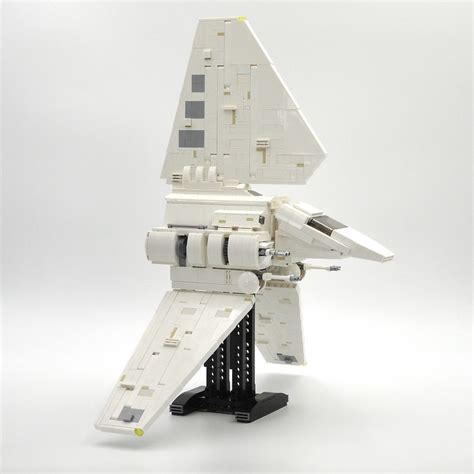 Lego Moc Imperial Shuttle Lambda Class T 4a Shuttle By Barneius Rebrickable Build With Lego