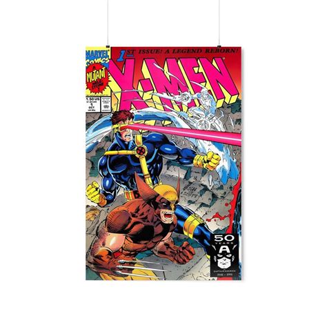 X-men Comic Poster X-men Comic Wall Art X-men Poster X-men - Etsy