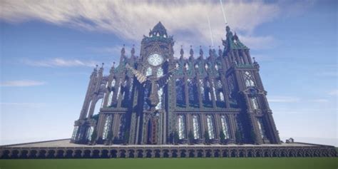 Prismarine Cathedral Minecraft Building Inc