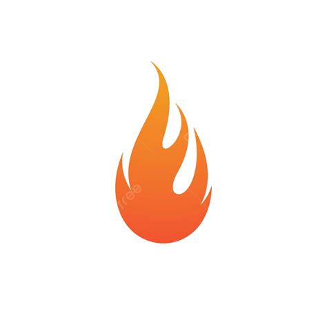 Fire Symbol Vector Icon Blazing Bonfire Swirl Vector Blazing Bonfire