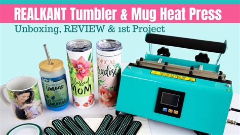 How To Sublimate Skinny Tumblers With Realkant Tumbler Mug Press