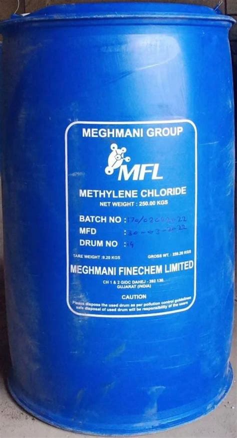 Methylene Dichloride MDC Meghmani At Rs 80 Kg Industrial Chemicals