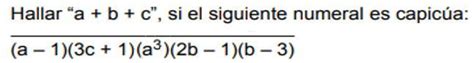 Hallar a b c si el siguiente numeral es capicúa Brainly lat