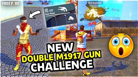 Double M Gun Challenge Garena Free Fire Poking Gamer Youtube