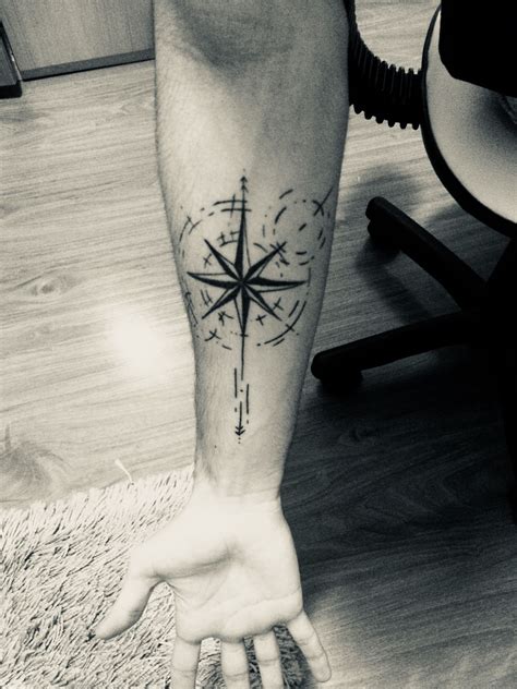 Compass Tattoo Designs For Forearm