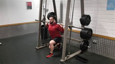 Split Squats Smith Machine Youtube