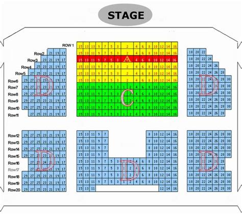 Court Theatre Tring Seating Plan | Elcho Table