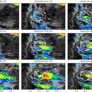 Goes Abi M Brightness Temperature Depicting Evolution Of