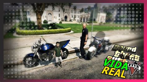 GTA V VIDA REAL NLINE FUI PARADO PELA POLICIA MOTOVLOG 51