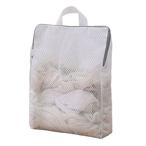 Pnellth Mesh Laundry Bags Mesh Washing Bag With Handle Large Capacity