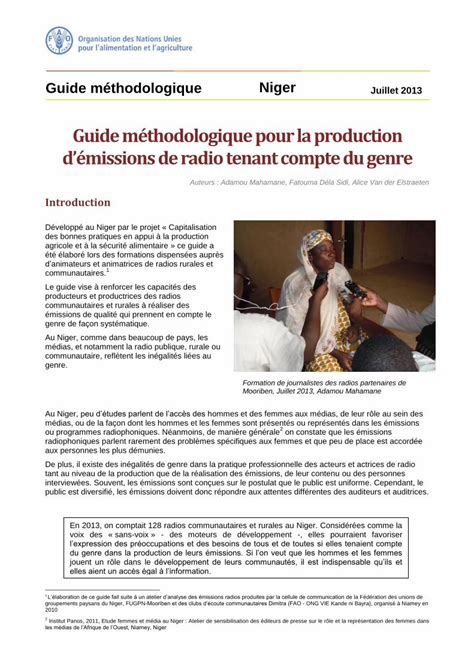 PDF Guide méthodologique pour la production d émissions De plus