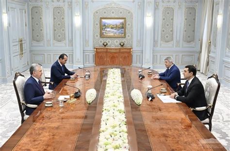 President Of Uzbekistan Receives Azerbaijan Culture Minister Photos