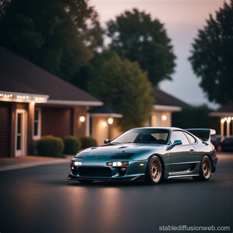 Stanced S Toyota Supra Stable Diffusion Online